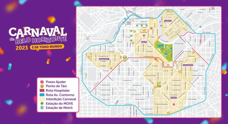 Saiba como será o trânsito em áreas reservadas para o Carnaval 2023