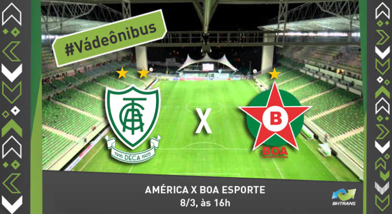 Operação de trânsito e transporte para o jogo América x Boa Esporte #Vá de MOVE: América x Boa Esporte, dia 8/3, Independência