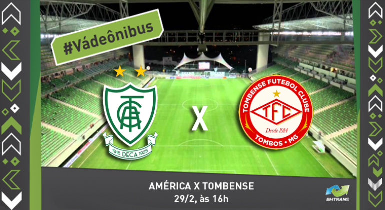 Operação de trânsito e transporte para o jogo América x Tombense, dia 29 #Vá de MOVE: América x Tombense, dia 29/2, Independência