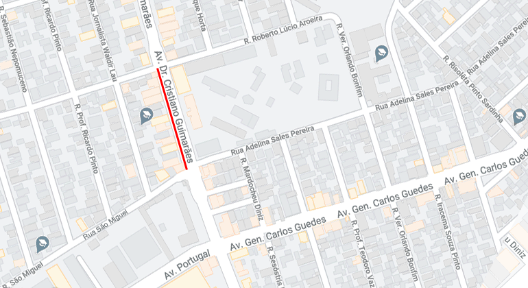 Alteração no Transporte Coletivo para Obra da Cemig no Bairro Planalto, dia 1/3 Mapa do bairro Planalto em Belo Horizonte