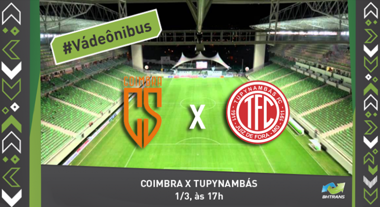 Operação de trânsito e transporte para o jogo Coimbra x Tupynambás, 1/3 #Vá de MOVE: Coimbra x Tupynambas, dia 1/3, Independência