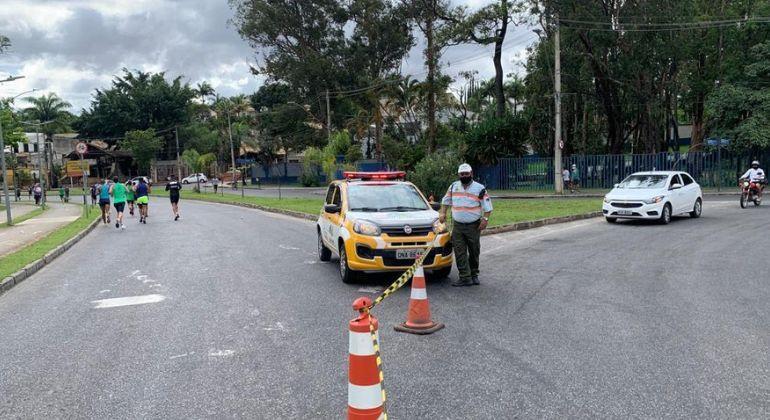 Operação de trânsito para a Corrida e Caminhada Fenae do Pessoal da Caixa 2023