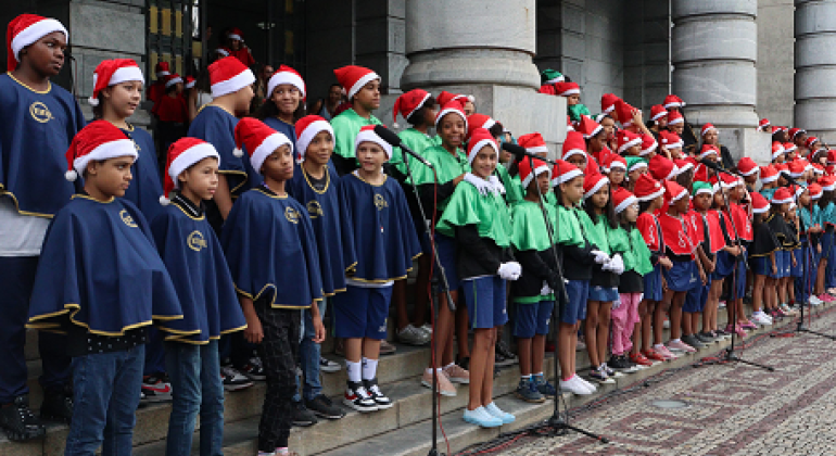 Cantata da Rede Municipal de Educação de BH celebra o aniversário da cidade