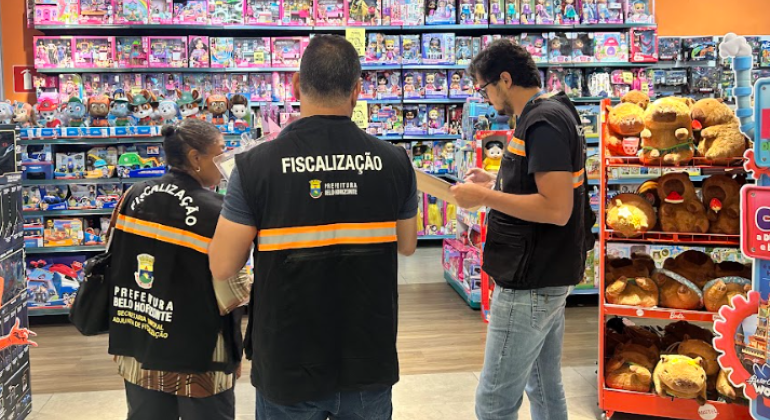 Fiscalização e Procon-BH realizam operação "Dia das Crianças" em lojas de brinquedos 