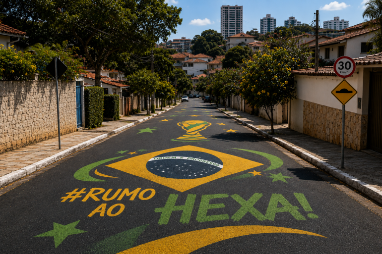 PBH flexibiliza processo de pintura e decoração de ruas para a Copa do Mundo