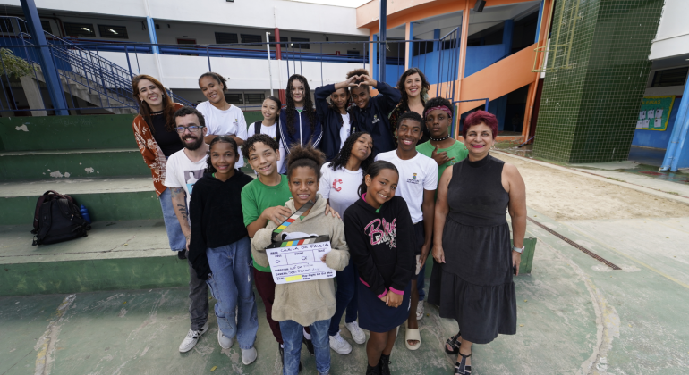  Escola Municipal Belo Horizonte recebe projeto inédito de cinema