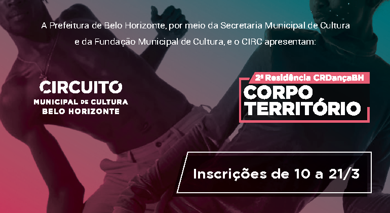 2ª edição da Residência artística CRDançaBH abre inscrições para artistas de BH e região metropolitana Arte feita pela Prefeitura