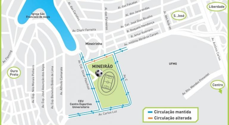  Operação para o jogo Atlético-MG x Fluminense, neste domingo, dia 28