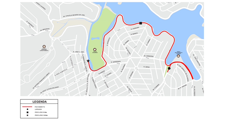 Operação de trânsito e transporte para a corrida Circuito das Estações Operação de trânsito e transporte para a corrida Circuito das Estações