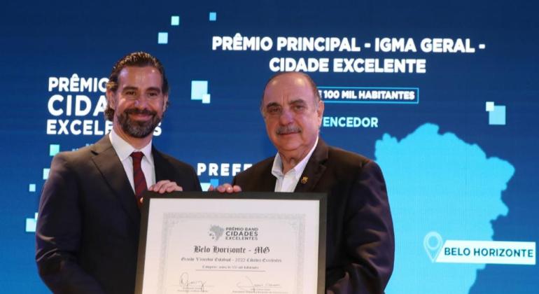 Belo Horizonte vence o "Prêmio Band Cidades Excelentes" em três categorias Belo Horizonte vence o "Prêmio Band Cidades Excelentes" em três categorias