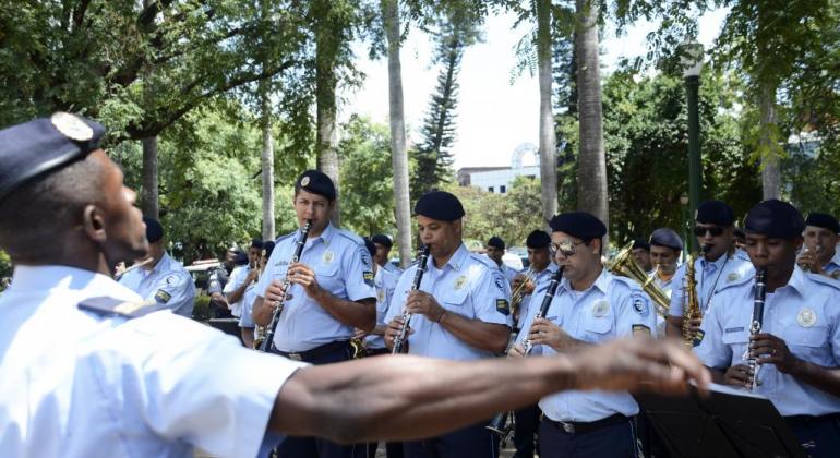  Banda da Guarda Municipal se apresenta no BH é da Gente da Savassi neste domingo