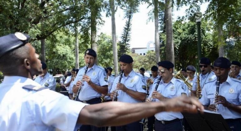 Exposição de carros antigos, Banda da Guarda Municipal e aula de yoga estão entre as atrações do BH é da Gente neste domingo das mães Imagem da Banda da Guarda Municipal