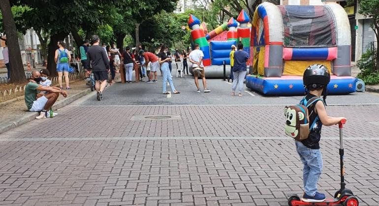 BH é da Gente tem oficina de circo, circuito de bike e atividades esportivas