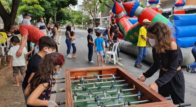 Retomada do BH é da Gente é comemorada por crianças e praticantes de atividades físicas Retomada do BH é da Gente é comemorada por crianças e praticantes de atividades físicas