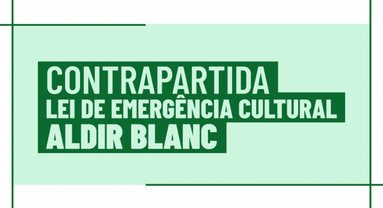 Beneficiados da Lei Aldir Blanc iniciam ações de contrapartida nas escolas municipais Arte feita pela Prefeitura
