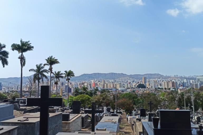 Vista panorâmica do Cemitério do Bonfim