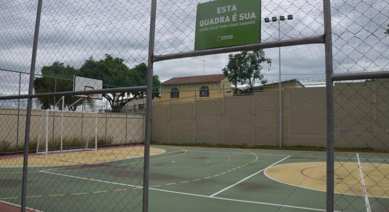 Foto de quadra no Polo Esportivo Dom Bosco 