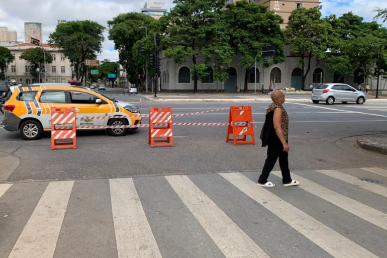 Operação de trânsito para corrida XP Live Run, na Praça da Estação, no domingo (21) Operação de trânsito para corrida XP Live Run, na Praça da Estação, no domingo (21)
