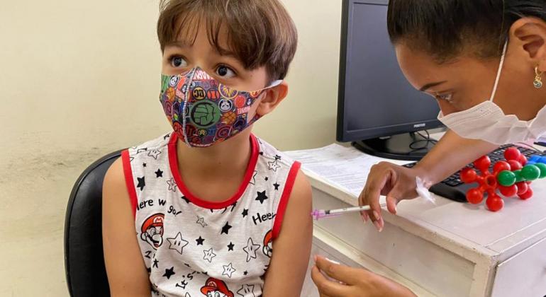 PBH convoca crianças de 8 e 7 anos sem comorbidades para primeira dose da vacina contra a Covid-19