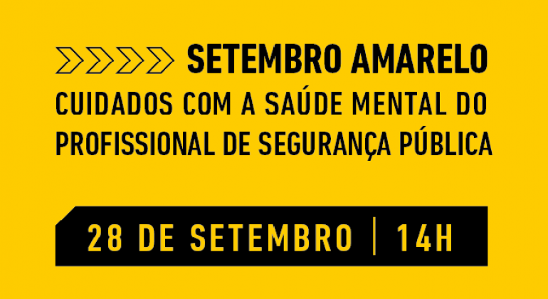Saúde mental do profissional de segurança pública é tema de seminário Arte feita pela Prefeitura