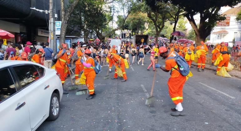 SLU recolhe 231 toneladas de resíduos no pré-Carnaval