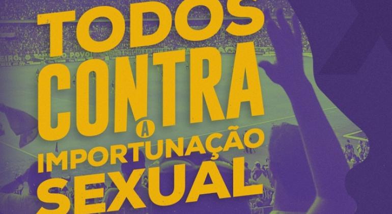 Guarda Municipal fará ação de combate a importunação sexual no Mineirão Arte feita pela Prefeitura