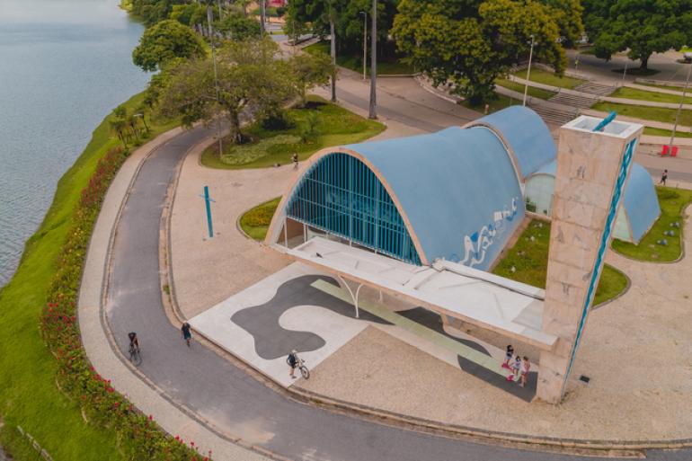 Igreja São Francisco de Assis, que faz parte do Conjunto Arquitetônico da Pampulha