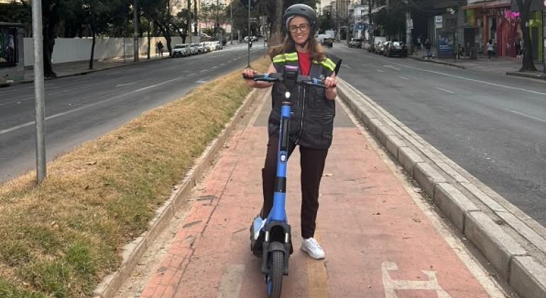 Prefeitura de BH fará dois dias de testes de direção segura em patinetes elétricos