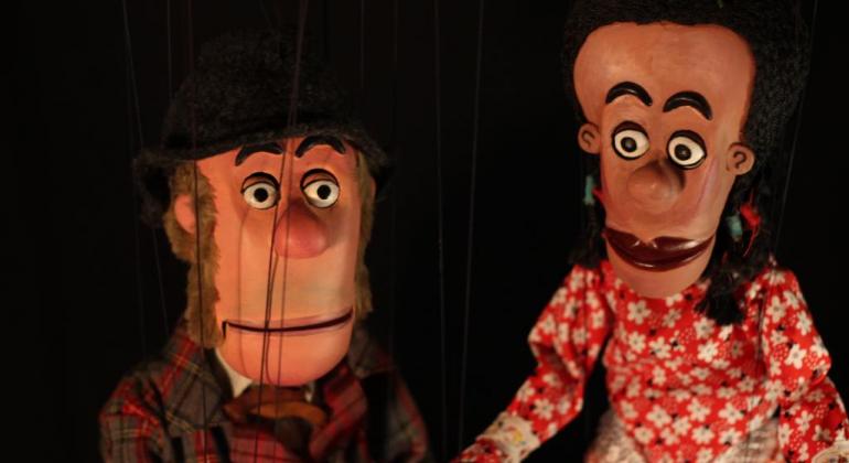 Circuito Municipal de Cultura apresenta programação para crianças Imagem do pocket Show Kids "Teatro Navegante de Marionetes"