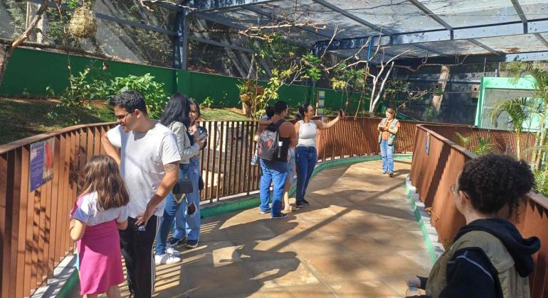 Recinto de Imersão de Aves do Zoológico poderá ser visitado neste domingo (24)