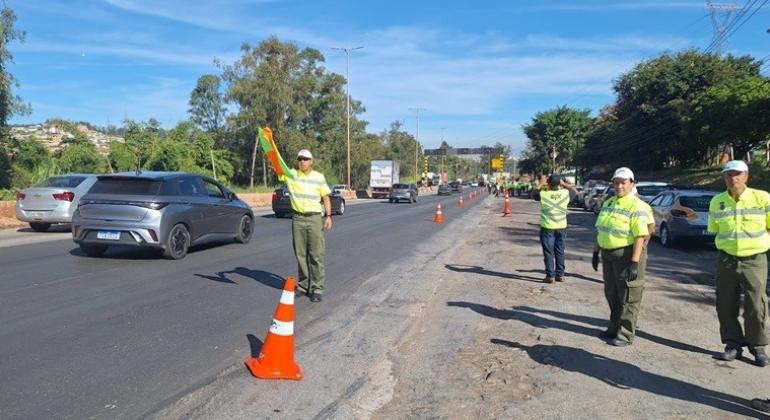 Agentes de BHTrans e da Guarda Civil Municipal são treinados para atuar no Novo Anel