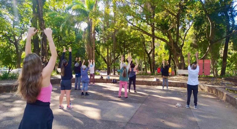 PBH retoma aulas de Lian Gong no Parque Ecológico Renato Azeredo