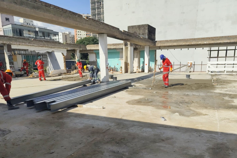 PBH intensifica obras em dois centros de saúde e no Laboratório de Zoonoses Obra no Centro de Saúde Carlos Chagas