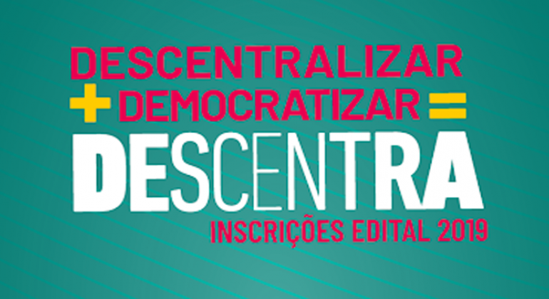 O edital tem como objetivo selecionar projetos que visem a valorização da expressão artística e cultural nas diversas regiões da cidade. Arte: PBH Descentralizar + Democratizar = Descentra. Inscrições edital 2019.