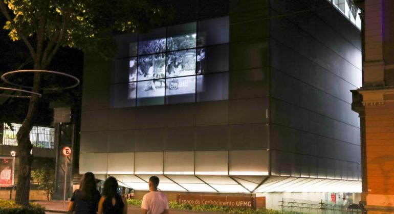 Vídeos do acervo do MIS serão exibidos na fachada do Espaço UFMG do Conhecimento