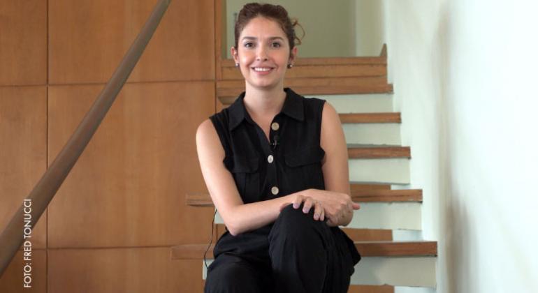 "Escada em balanço" é destaque no segundo episódio da série "arquitetura e ilustração" Nicole Bini