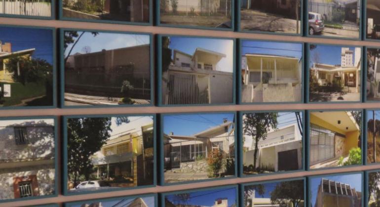Arquitetura moderna e popular brasileira é tema de encontro virtual Fragmento da instalação fotográfica de Fernando Lara no Museu Casa Kubitschek