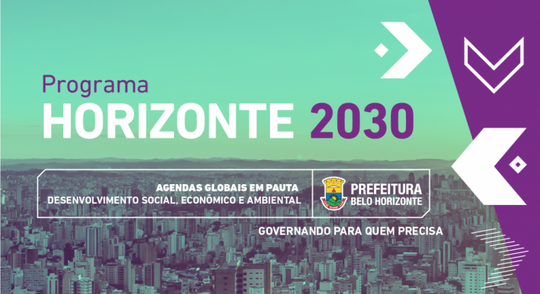 Prefeitura conta com participação de servidores para avanço do Programa Horizonte 2030 Arte feita pela Prefeitura
