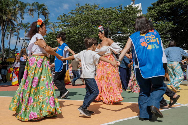 Moradores experimentam novas formas de aproveitar os espaços da Centralidade Itaité em evento de cultura e lazer Moradores experimentam novas formas de aproveitar os espaços da Centralidade Itaité em evento de cultura e lazer