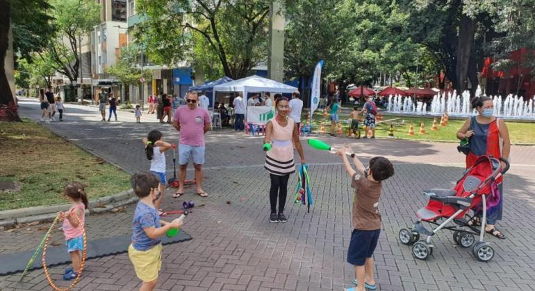 BH é da Gente, em manhã de sol, fez a diversão de crianças e adultos