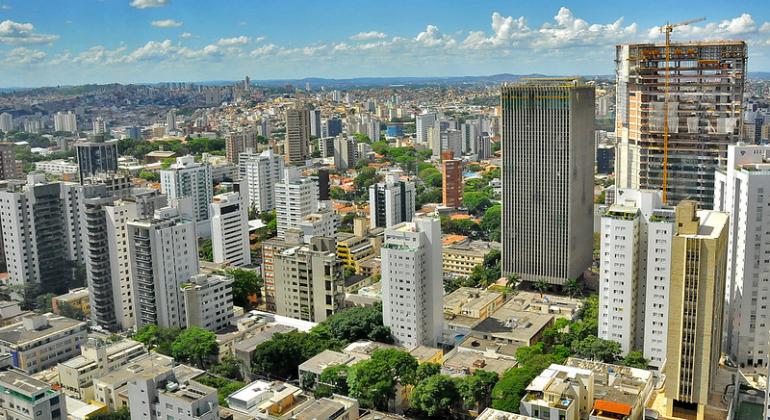 Vista aérea de Belo Horizonte 