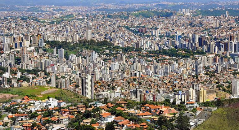 Foto aérea de Belo Horizonte 