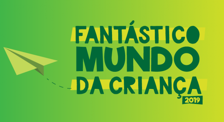 Cinco parques de Belo Horizonte serão palco de muita brincadeira e diversão no dia 12/10, durante o evento Fantástico Mundo da Criança. Arte: PBH Fantástico Mundo da Criança 2019