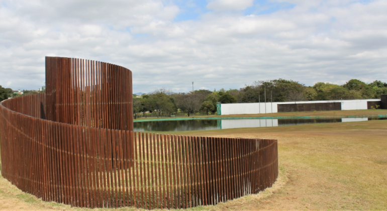 Parque Ecológico da Pampulha ganha obra de arte durante a quarentena Parque Ecológico da Pampulha ganha obra de arte durante a quarentena