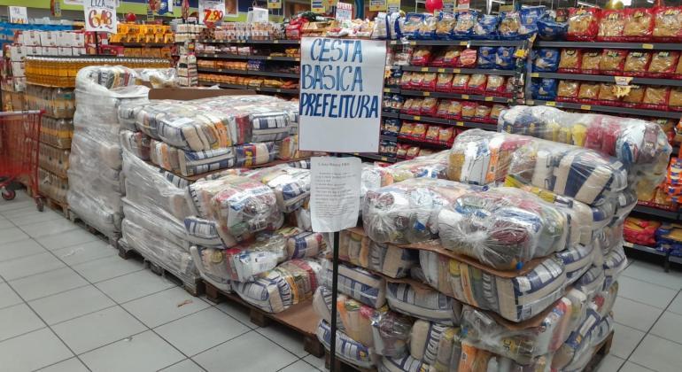 Famílias beneficiadas pelo Cesta nas Férias têm até o dia 14 para retirar os alimentos