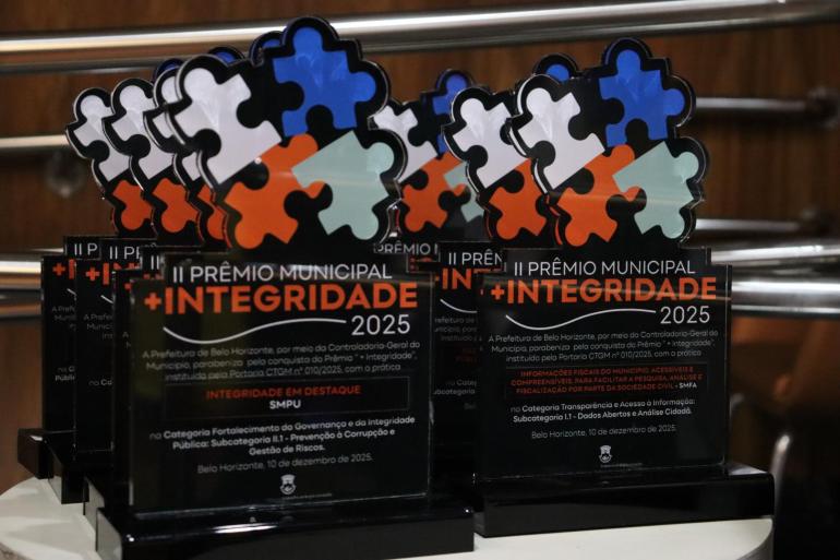 Prêmio Mais Integridade 2025 reconhece boas práticas de governança, ética e transparência na PBH