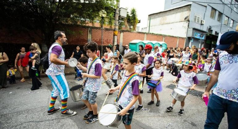 A Rua é Nossa terá oficinas de instrumentos musicais e de brincadeiras