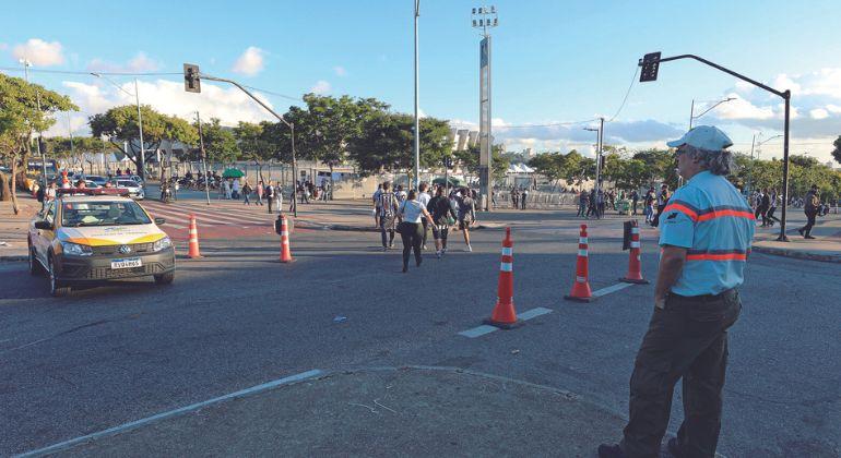 Operação de trânsito para Atlético x Palmeiras, nesta quarta-feira (2) 