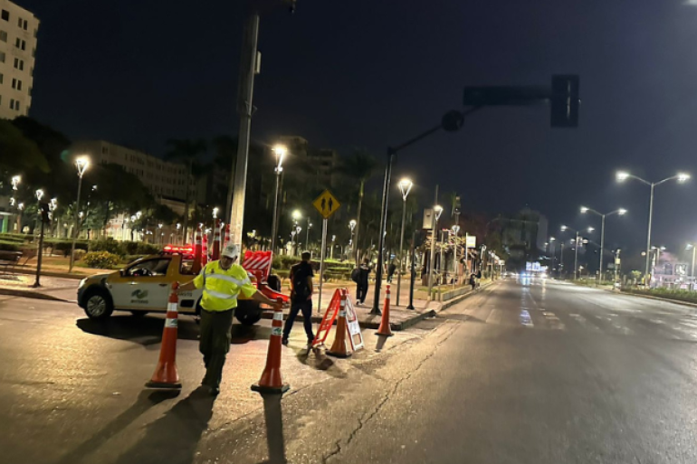 Operação de trânsito para o show de aniversário de BH na Praça da Estação