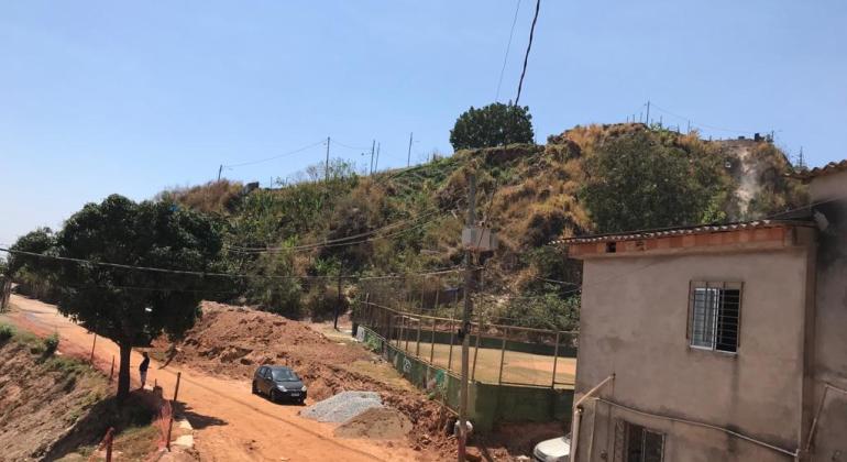 PBH realiza obras de urbanização e tratamento de encosta no Morro das Pedras